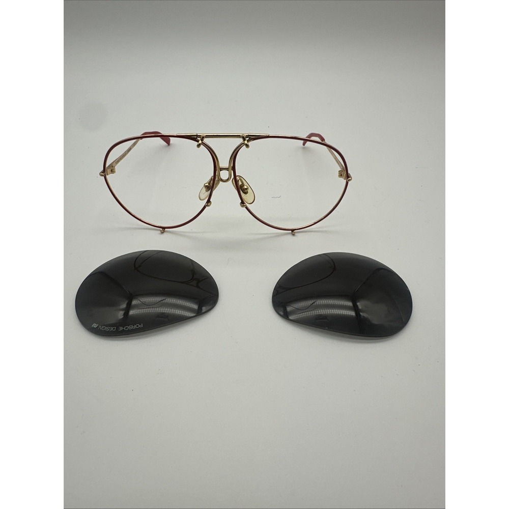 Carrera Porsche Design 5623 Vintage Aviator Sunglasses Gold Red Austria - Picture 6 of 9